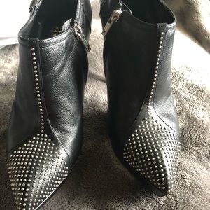 Studded black saint Laurent